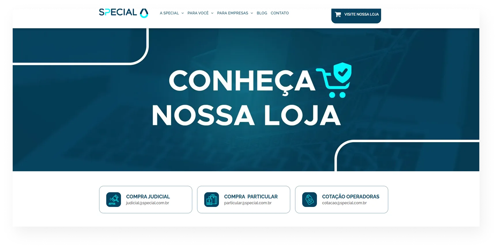 Landing page para e-commerce de produtos fitness com layout otimizado para conversão